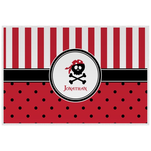 Pirate & Stripes Personalized Placemat (Back)