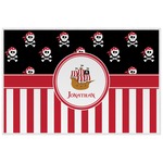 Pirate & Stripes Laminated Placemat w/ Name or Text