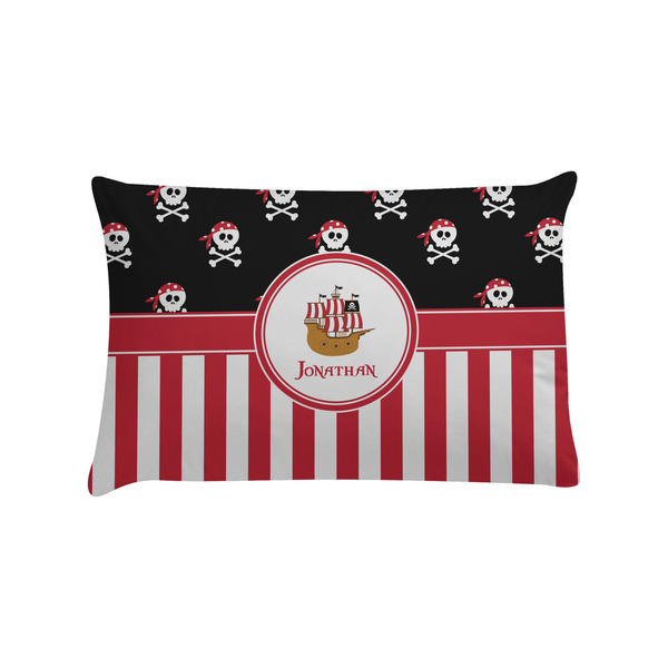 Custom Pirate & Stripes Pillow Case - Standard (Personalized)