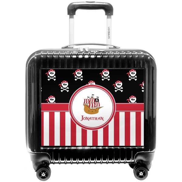 Custom Pirate & Stripes Pilot / Flight Suitcase (Personalized)