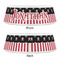 Pirate & Stripes Plastic Pet Bowls - Small - APPROVAL