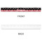Pirate & Stripes Plastic Ruler - 12" - APPROVAL