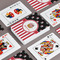 Pirate & Stripes Playing Cards - Front & Back View