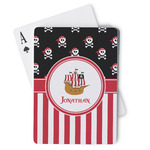 Pirate & Stripes Playing Cards (Personalized)