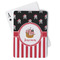 Pirate & Stripes Playing Cards - Front View