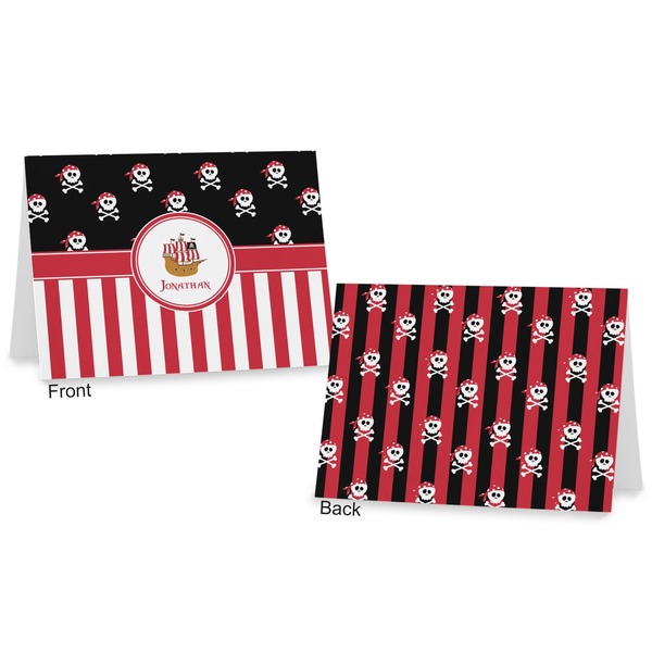 Pirate & Stripes Postcard - Front and Back