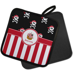 Pirate & Stripes Pot Holder w/ Name or Text