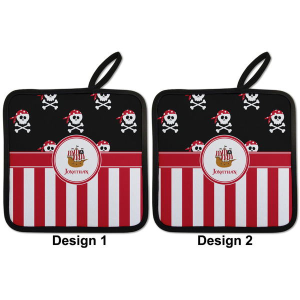 Pirate & Stripes Pot Holders - Set of 2 APPROVAL