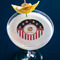 Pirate & Stripes Printed Drink Topper - Medium - In Context