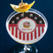 Pirate & Stripes Printed Drink Topper - XLarge - In Context
