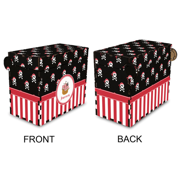 Pirate & Stripes Recipe Box - Full Color - Approval