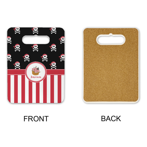 Pirate & Stripes Rectangle Trivet with Handle - APPROVAL