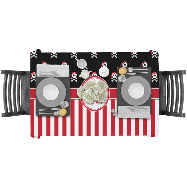 Pirate & Stripes Rectangular Tablecloths - LIFESTYLE