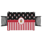 Pirate & Stripes Tablecloth - 58"x58" (Personalized)