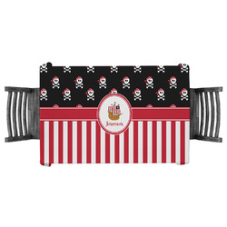 Pirate & Stripes Tablecloth - 58"x58" (Personalized)