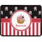 Pirate & Stripes Rectangular Trailer Hitch Cover (Personalized)