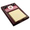 Pirate & Stripes Red Mahogany Sticky Note Holder (Personalized)
