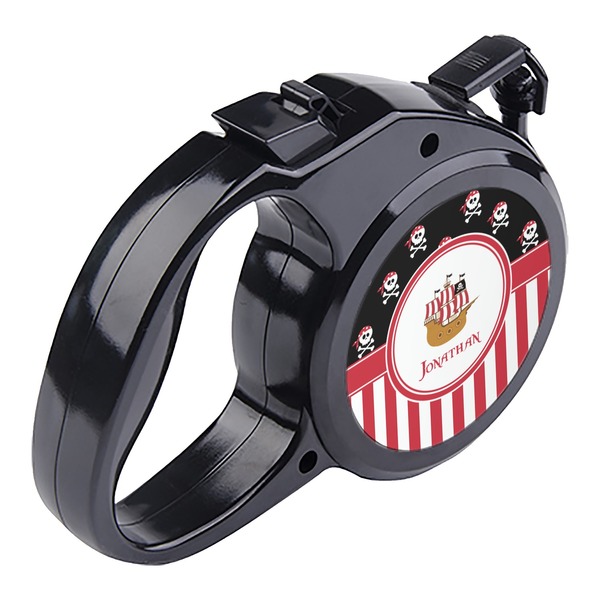 Pirate & Stripes Retractable Dog Leash - Angle