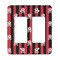 Pirate & Stripes Rocker Light Switch Covers - Double - MAIN