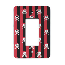 Pirate & Stripes Rocker Style Light Switch Cover - Single Switch