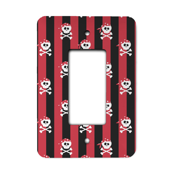 Custom Pirate & Stripes Rocker Style Light Switch Cover