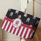 Pirate & Stripes Large Rope Tote - Life Style