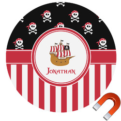 Pirate & Stripes Car Magnet (Personalized)