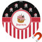 Pirate & Stripes Car Magnet (Personalized)