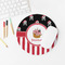 Pirate & Stripes Round Mousepad - LIFESTYLE 2