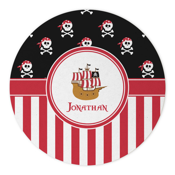 Pirate & Stripes Round Paper Coaster - Approval