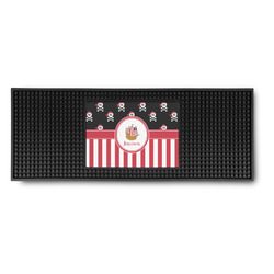Pirate & Stripes Rubber Bar Mat (Personalized)