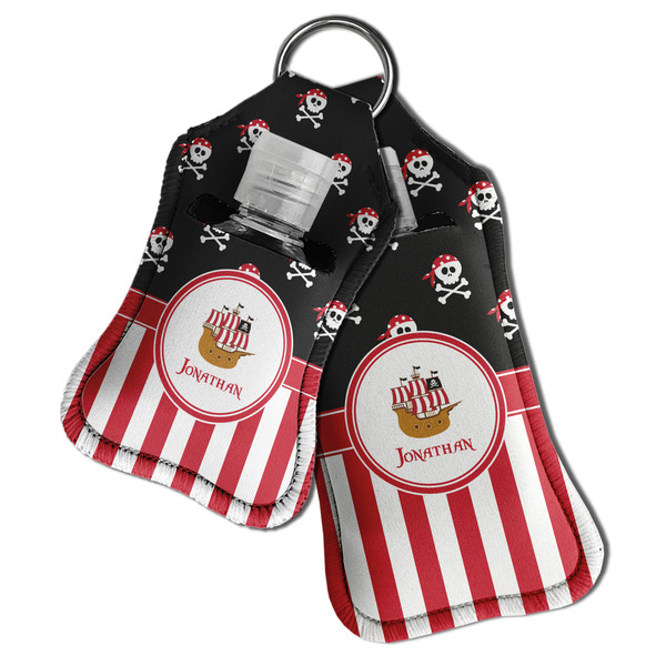 Pirate & Stripes Sanitizer Holder Keychain - Both in Case (PARENT)