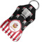 Pirate & Stripes Sanitizer Holder Keychain - Small in Case