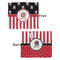 Pirate & Stripes Security Blanket - Front & Back View