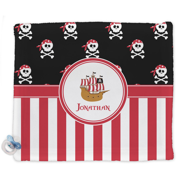 Custom Pirate & Stripes Security Blanket - Single Sided (Personalized)