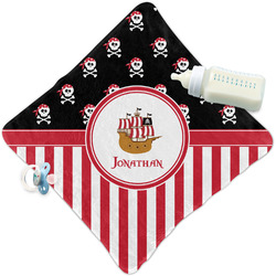 Pirate & Stripes Security Blanket w/ Name or Text
