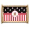 Pirate & Stripes Natural Wooden Tray - Small (Personalized)
