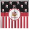 Pirate & Stripes Shower Curtain (Personalized) (Non-Approval)