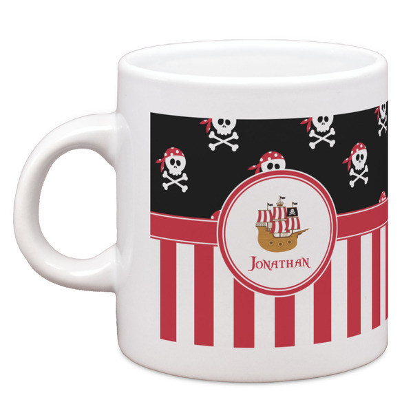 Custom Pirate & Stripes Espresso Cup (Personalized)