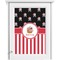 Pirate & Stripes Single White Cabinet Decal