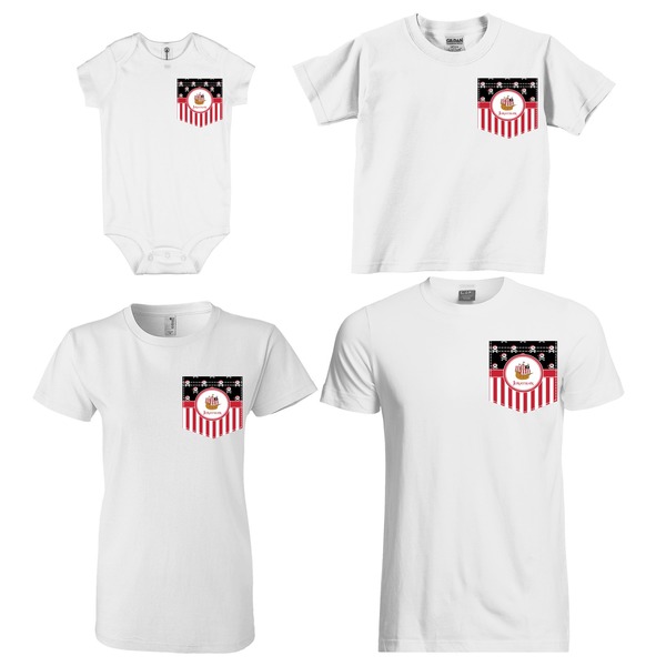 Pirate & Stripes Sized Pockets on Various Products