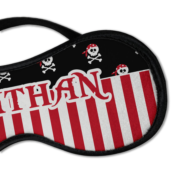 Pirate & Stripes Sleeping Eye Mask - DETAIL Large
