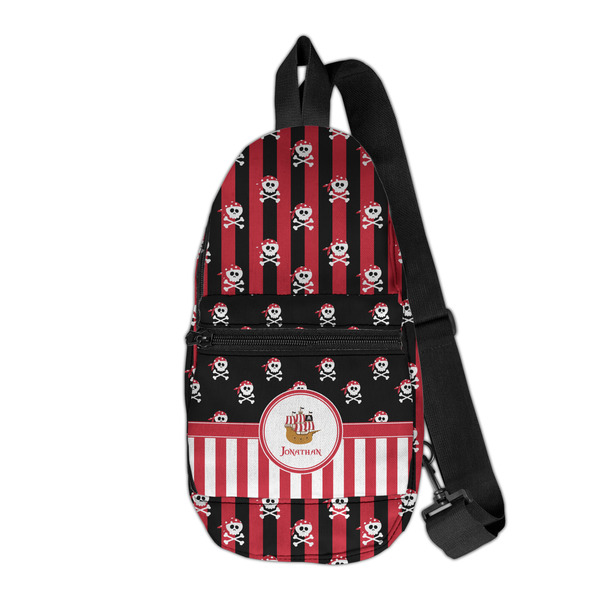 Custom Pirate & Stripes Sling Bag (Personalized)