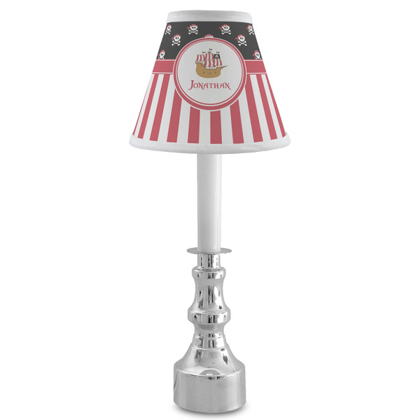 Pirate & Stripes Small Chandelier Lamp - LIFESTYLE (on candle stick)