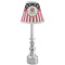 Pirate & Stripes Small Chandelier Lamp - LIFESTYLE (on candle stick)