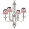 Pirate & Stripes Small Chandelier Shade - LIFESTYLE (on chandelier)
