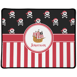Pirate & Stripes Large Gaming Mouse Pad - 12.5" x 10" (Personalized)