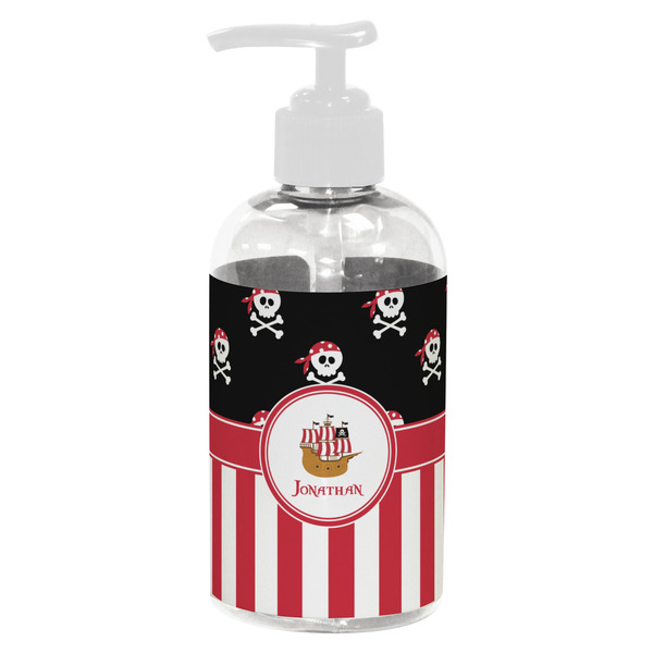 Pirate & Stripes Small Liquid Dispenser (8 oz) - White