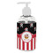 Pirate & Stripes Plastic Soap / Lotion Dispenser (8 oz - Small - White) (Personalized)