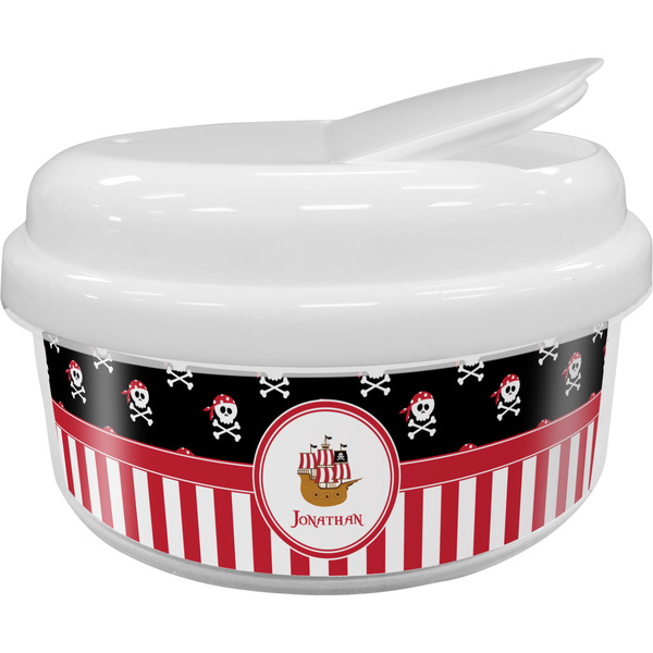 Custom Pirate & Stripes Snack Container (Personalized)